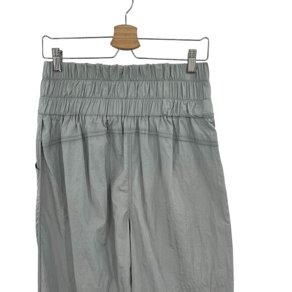 Free People Movement Way Home Joggers Pants Nylon Windbreaker Gray Size Small - Picture 7 of 11